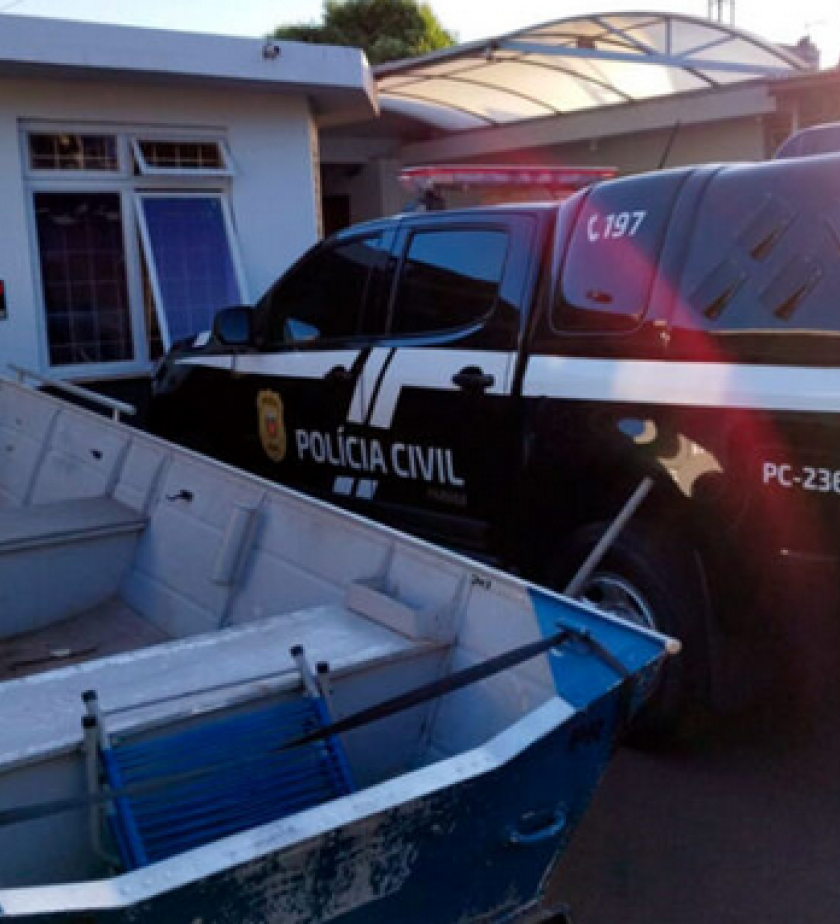 Imagem case Viptech - Polícia recupera barco e carretinha reboque furtados na Usina Mourão
